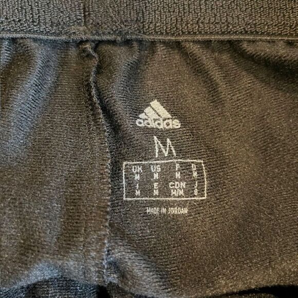 NWT Adidas Men's Black 3 Stripe Training Shorts Basketball Soccer Gym Medium - Picture 8 of 14